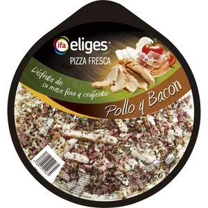 Pizza de pollo y bacon 400 g