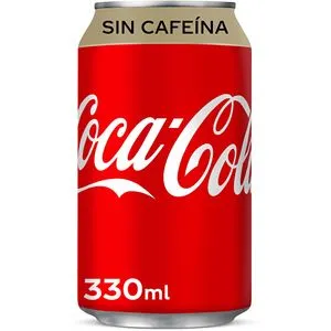 Refresco de cola sin cafeína lata 33 cl