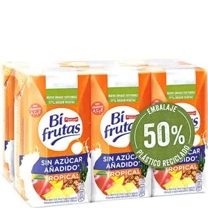 Zumo tropical sin azúcares añadidos 6x200 ml