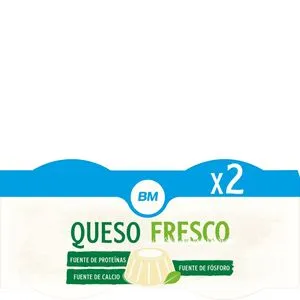 Queso fresco natural 2x250 g