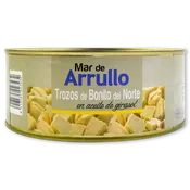 Bonito trozos Mar de Arrullo en aceite de girasol