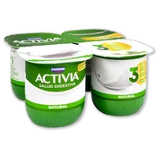 Yogur activia Danone natural 4 u. de 120 g