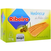 Ventresca de atún claro Ribeira con aceite de oliva