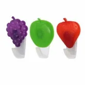 Percha adhesiva fruta