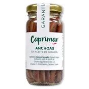 Filetes de anchoa Caprimar en aceite de girasol