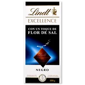 Chocolate excellence negro Lindt Flor de Sal