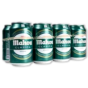Cerveza clasica Mahou paq. de 8 u. de 33 cl
