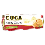 Atún claro con aceite de oliva Cuca paq. 3 u.