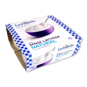Yogur natural cremoso sin lactosa la Fageda paq. de 4 u. de 125gr