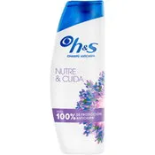 H & S champú nutre y cuida.