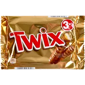 Chocolate barras rellenas Twix paq. 3 u.