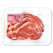 Cabeza de lomo de cerdo con hueso fileteada