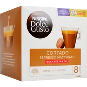 Cápsulas Nescafé Dolce Gusto cortado descafeinado