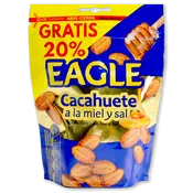 Cacahuetes fritos con miel Eagle bolsa