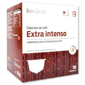 Cápsulas de café extra intenso molido