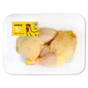 Muslos de pollo amarillo