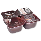 Natillas de chocolate paq. 4 u. de 125 g