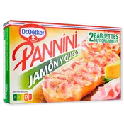 Pannini de jamón y queso Dr Oetker