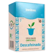Cápsulas de café compostable descafeinado
