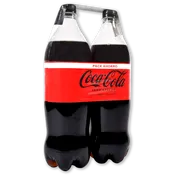 Coca Cola zero azúcar paq. de 2 botellas de 1,25 l