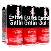 Cerveza Estrella Galicia paq. 6 latas