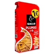 Pasta macarron Gallo pluma nº6
