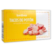 Tacos de potón en aceite de girasol