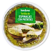 Tortilla fresca de espinacas
