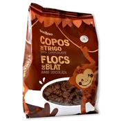 Cereales copos de trigo con chocolate