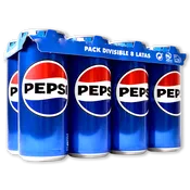Pepsi Cola paq. de 8 latas