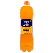 Agua mineral Font Vella con zumo de naranja