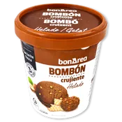 Helado de bombón crujiente