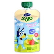 Puré platano, fresa y manzana Hero Solo pouch