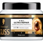 Mascarilla capilar reparadora Ultimate Repair 4 en 1 con queratina líquida tarro 400 ml