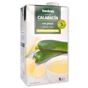 Crema de calabacín con queso