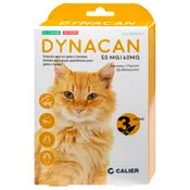 DYNACAN 50 mg/60mg SOLUCION SPOT-ON GATOS Y HURONES, Caja de 1 blíster de 3 pipetas de 0,5 ml