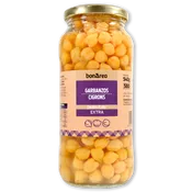 Garbanzo cocido en frasco de cristal