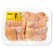 Filetes de contramuslos de pollo amarillo