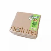 Servilletas suao 40x40 pp nature