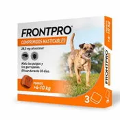 FRONTPRO 28 mg COMPRIMIDOS MASTICABLES PARA PERROS > 4-10 kg