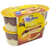 Mousse chocolate la Lechera Duo 4 u.