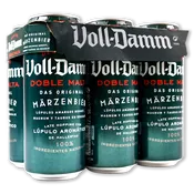 Cerveza doble malta Voll-damm paq. de 6 u. de 50 cl