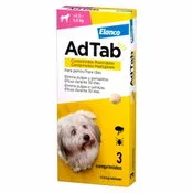 ADTAB 112 mg COMPRIMIDOS MASTICABLES PARA PERROS (>2,5-5,5 kg)