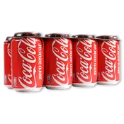 Coca Cola zero azúcar paq. de 8 latas de 33 cl