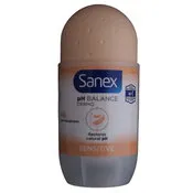 Sanex desodorante sensitive roll-on.
