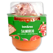 Salmorejo con jamón tarrina
