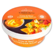 Crema de queso cheddar rojo Queseria Tierras Altas