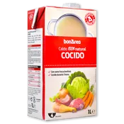 Caldo natural de cocido
