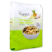 Muesli crujiente con frutas