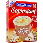Sopa instant Gallina Blanca de crema de champiñones